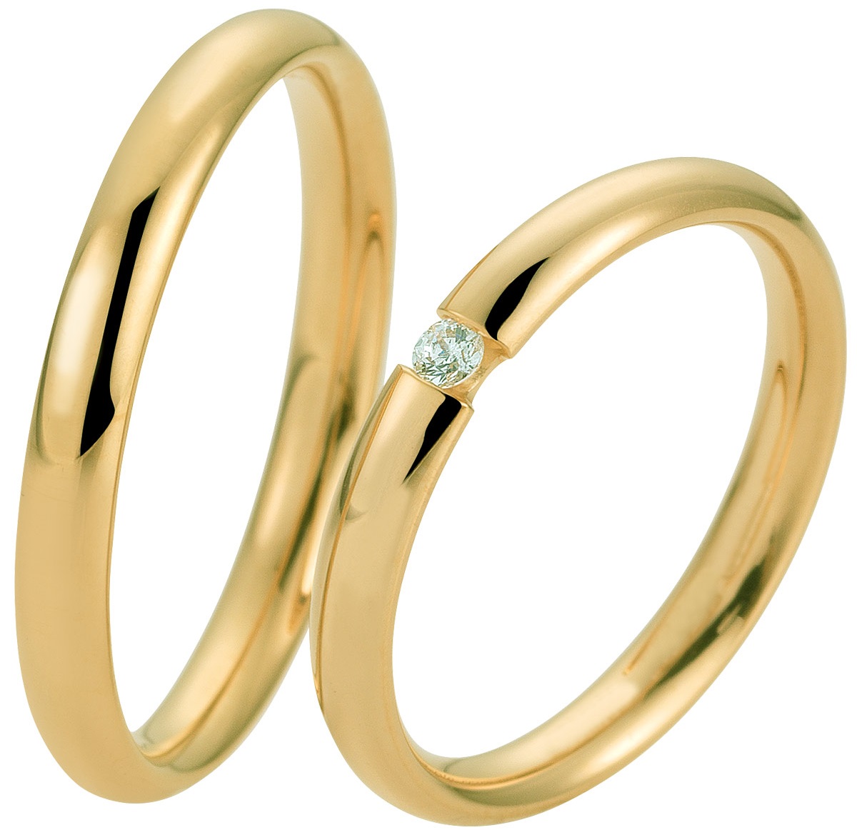 BREUNING Basic Light Collection Βέρες Κίτρινο Χρυσό 5735-5736Y - Κίτρινο Χρυσό