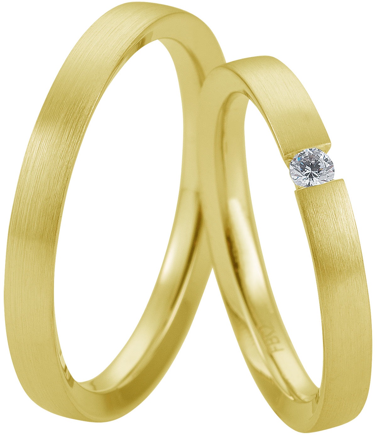 BREUNING Basic Light Collection Βέρες Κίτρινο Χρυσό 5737-5738Y - Κίτρινο Χρυσό
