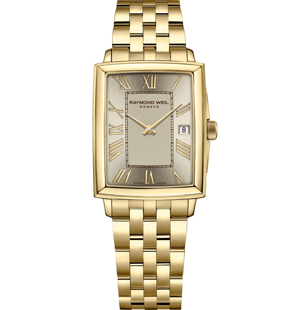 RAYMOND WEIL Toccata Champagne Dial 22.6x28.1mm Gold Stainless Steel Bracelet 5925-P-00100 - 