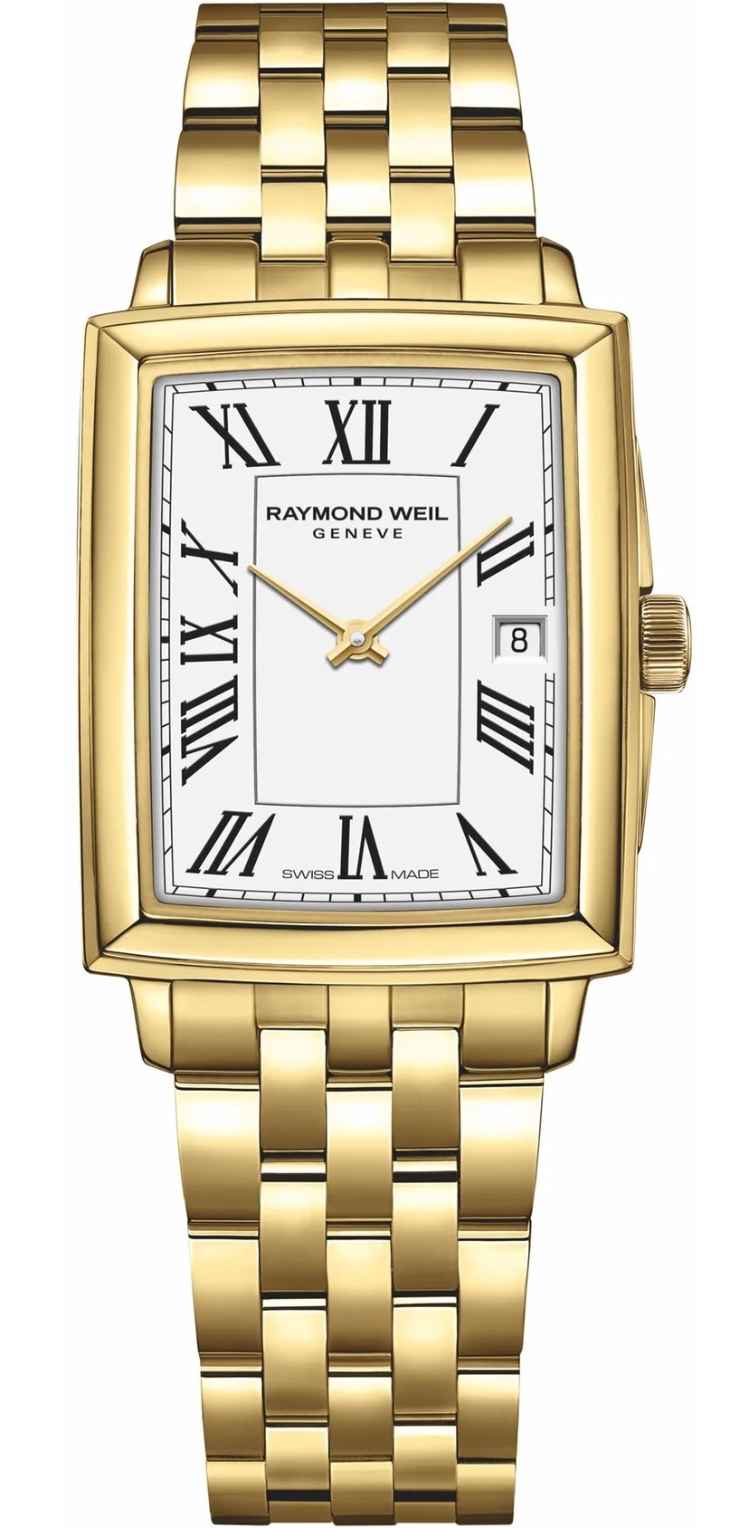 RAYMOND WEIL Toccata White Dial 22.6x28.1mm Gold Stainless Steel Bracelet 5925-P-00300 - 