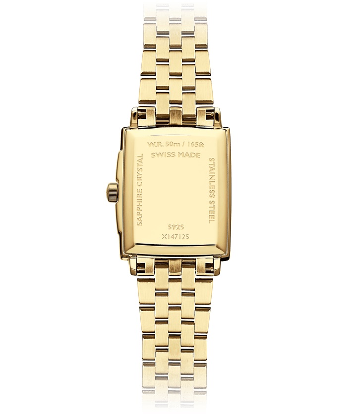 RAYMOND WEIL Toccata Diamonds White Pearl Dial 22.6x28.1mm Gold Stainless Steel Bracelet 5925-P-00995 - 4
