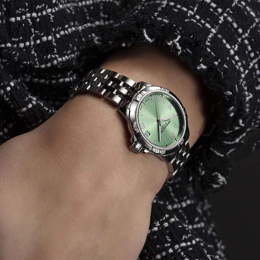 RAYMOND WEIL Tango Green Dial 30mm Silver Stainless Steel Bracelet 5960-ST-00520 - 6