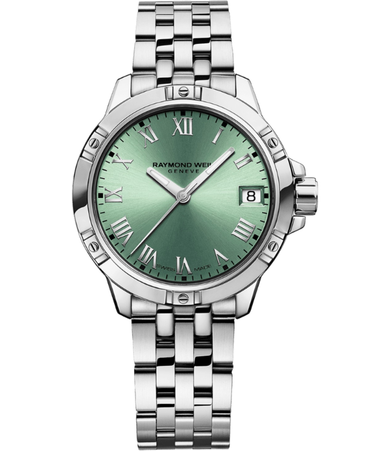 RAYMOND WEIL Tango Green Dial 30mm Silver Stainless Steel Bracelet 5960-ST-00520 - 