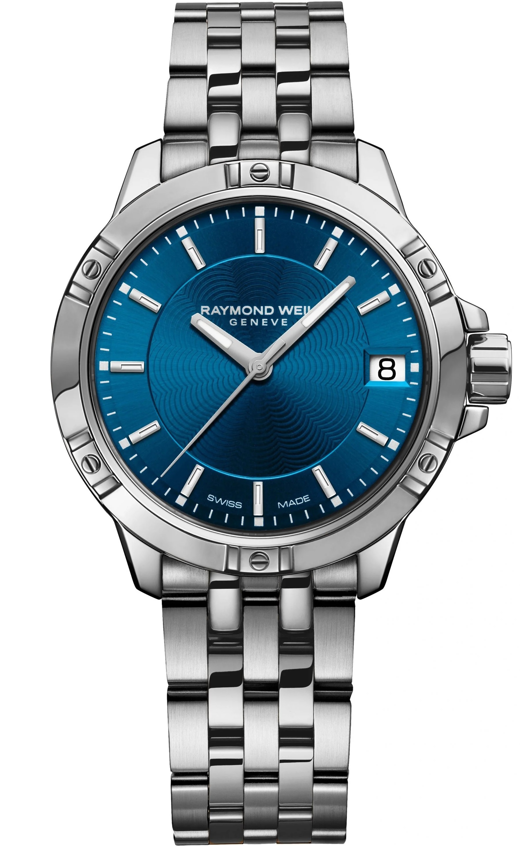 RAYMOND WEIL Tango Blue Dial 30mm Silver Stainless Steel Bracelet 5960-ST-50011 - 