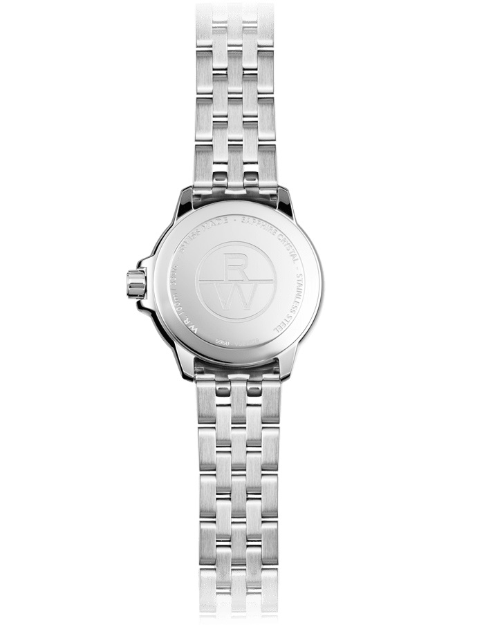 RAYMOND WEIL Tango Pink Sunrayed Dial 30mm Silver Stainless Steel Bracelet 5960-ST-80001 - 3