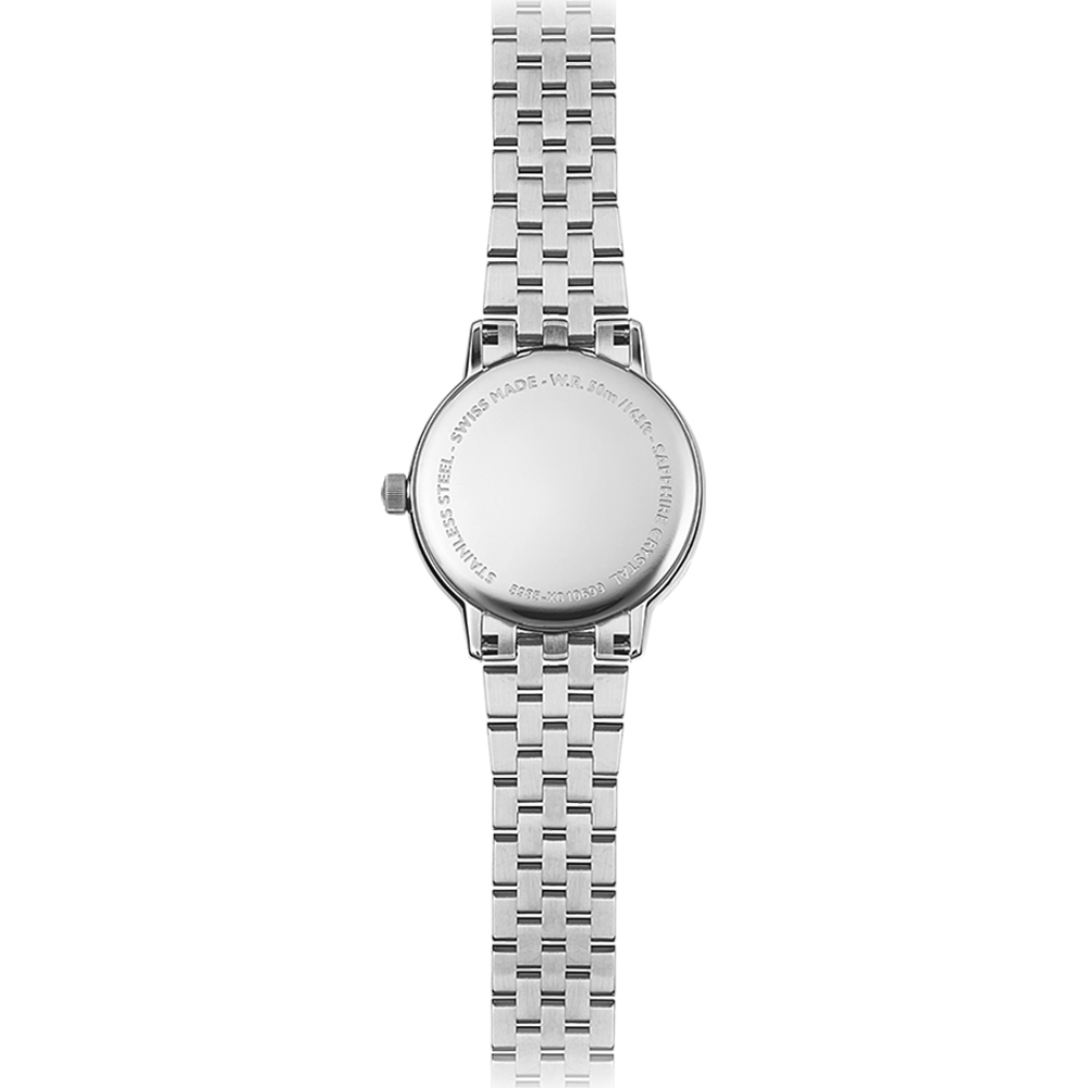 RAYMOND WEIL Toccata White Pearl Dial with Diamonds 29mm Silver Stainless Steel Bracelet 5985-ST-97081 - 3