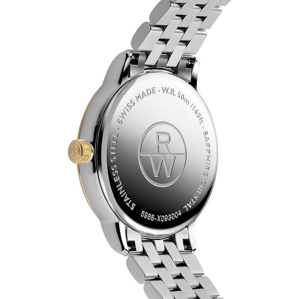 RAYMOND WEIL Toccata Diamonds 29mm Two Tone Gold Stainless Steel Bracelet 5985-STP-97081 - 5