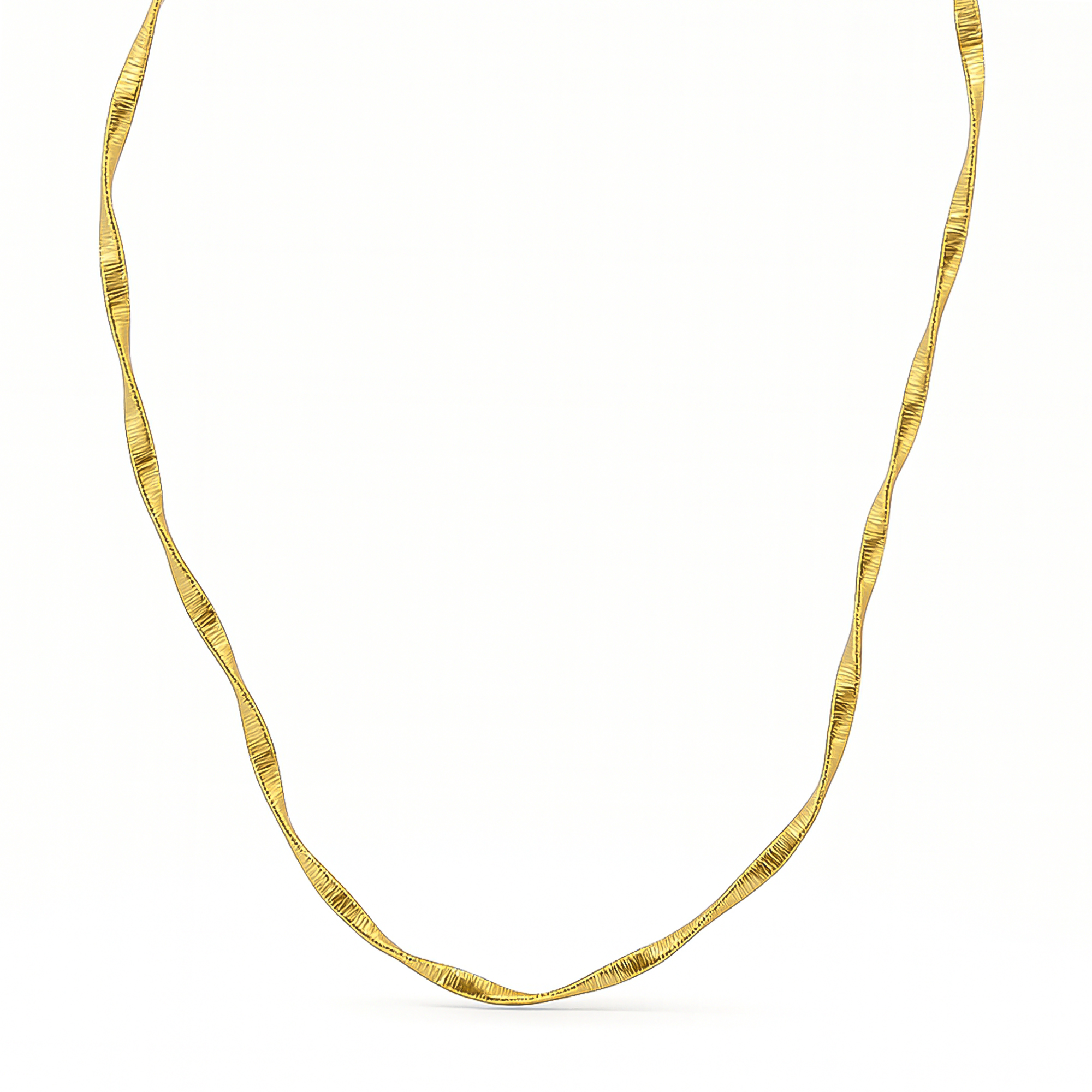  ΚΟΛΙΕ SENZIO Collection Κ14 Κίτρινο Χρυσό 5KOR.NE090 - 