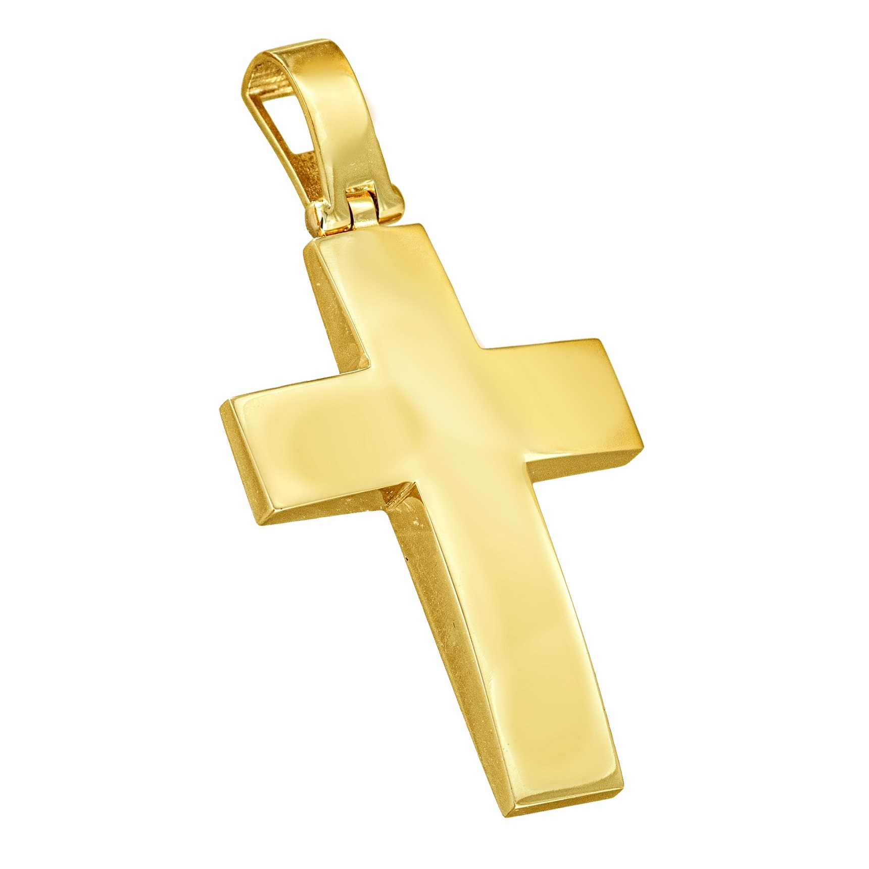 ΣΤΑΥΡΟΣ Ανδρικός SENZIO Collection K14 από Κίτρινο Χρυσό 5LAV.CRSP114 - 