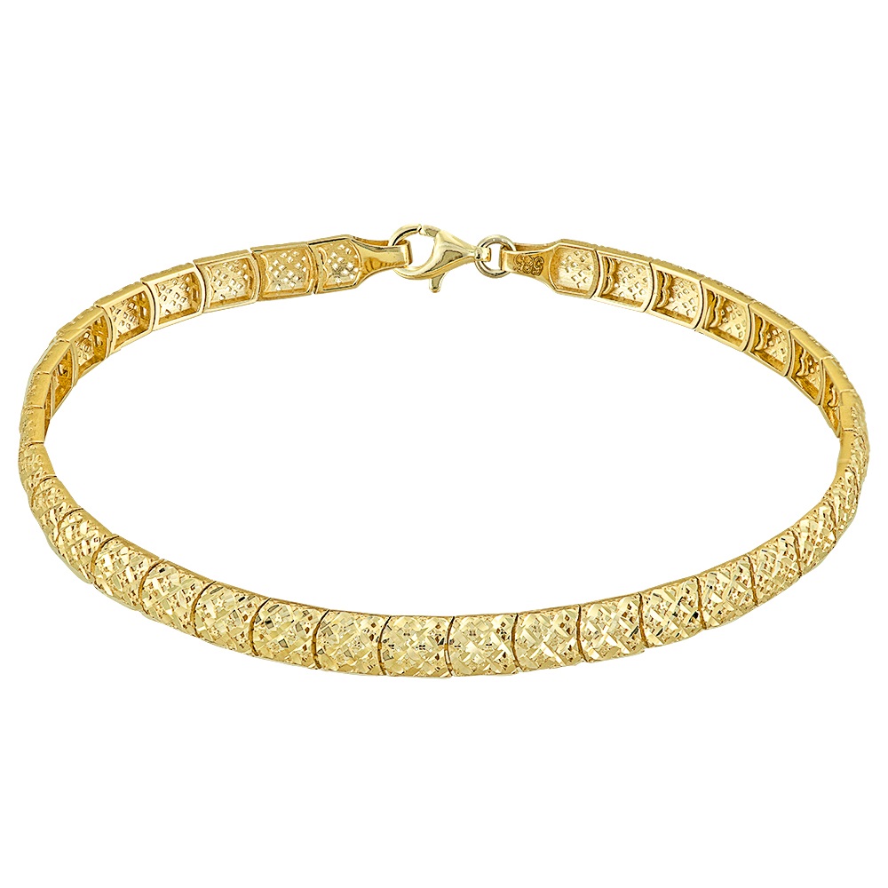 ΒΡΑΧΙΟΛΙ SENZIO Collection 14K Κίτρινο Χρυσό 5LAV.KBM15 - 