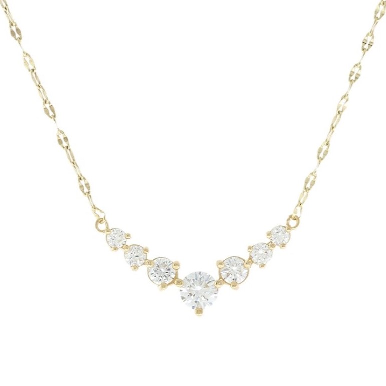 ΚΟΛΙΕ SENZIO Collection Κ14 Κίτρινο Χρυσό με Πέτρες Ζιργκόν 5MAK.1922C - 