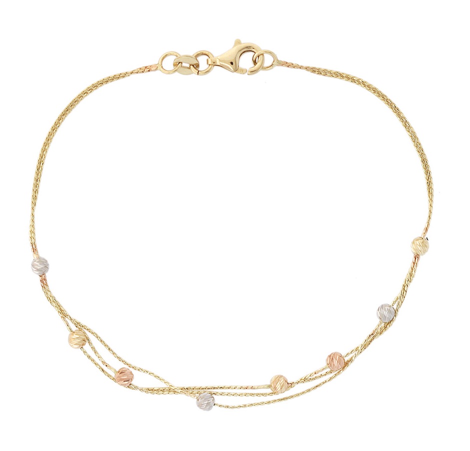 ΒΡΑΧΙΟΛΙ Σχέδιο SENZIO 14Κ Κίτρινο Λευκό και Ροζ Χρυσό 5CG.01.2778B - 