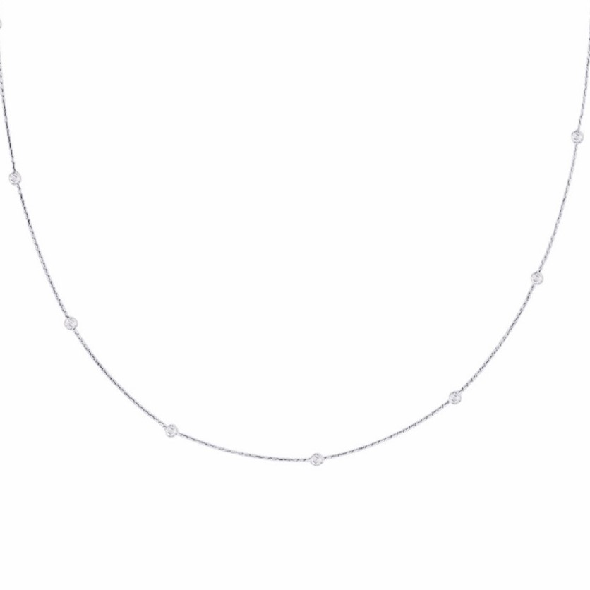 ΚΟΛΙΕ SENZIO Collection Κ14 Λευκό Χρυσό 5CG.3017BC - 