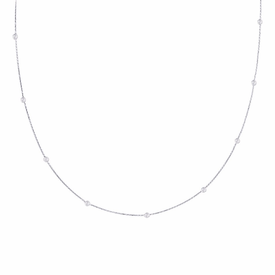 ΚΟΛΙΕ SENZIO Collection Κ14 Λευκό Χρυσό 5CG.3017BC - 