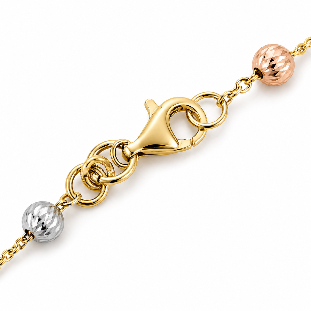 BRACELET SENZIO Collection Yellow Gold K14 with Pearls 5CG.2782B - 3