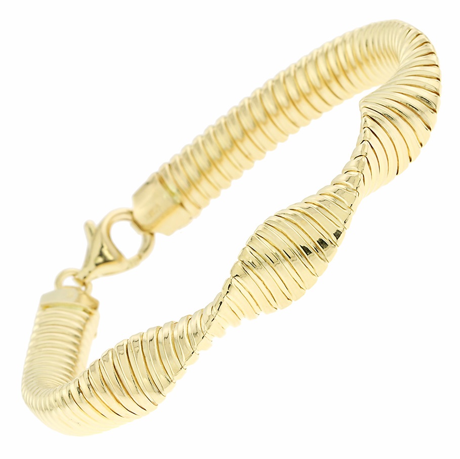 ΒΡΑΧΙΟΛΙ SENZIO Collection Κ14 Κίτρινο Χρυσό 5CIN.8B - 