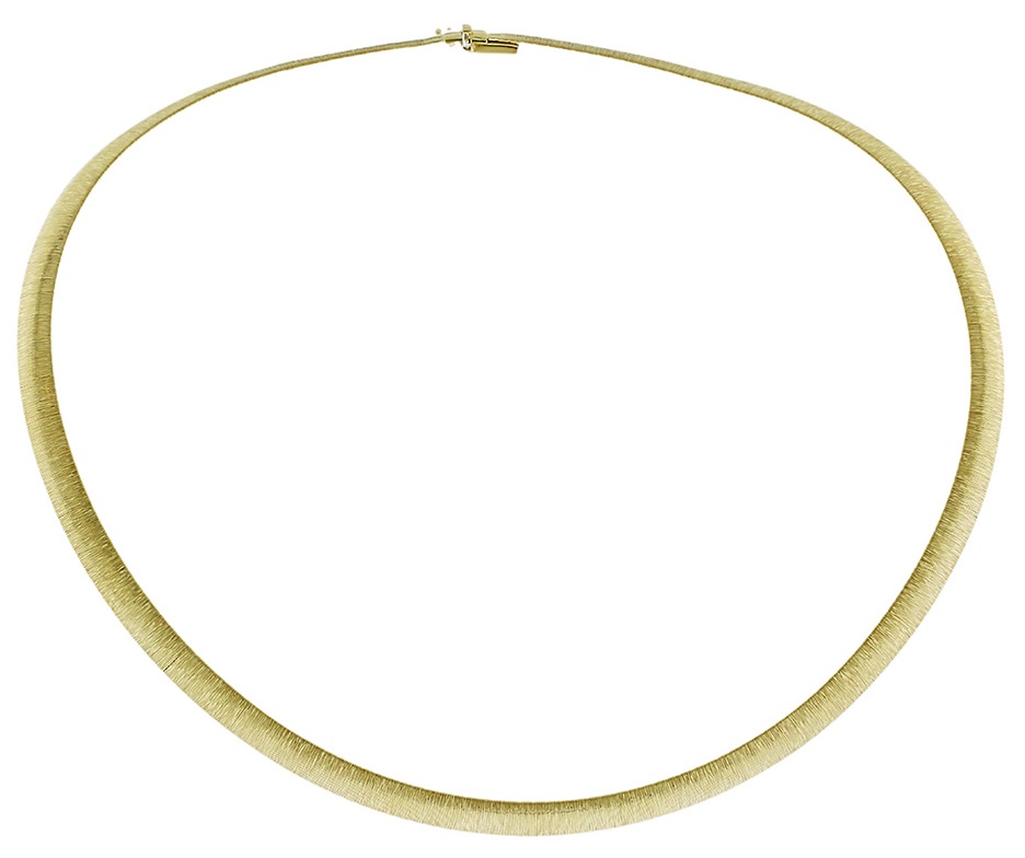 NECKLACE Women's Hand Made SENZIO Collection K14 Yellow Gold 5DAN.21C - 