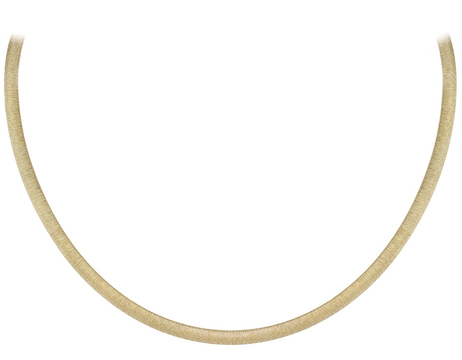 NECKLACE Women's Hand Made SENZIO Collection K14 Yellow Gold 5DAN.21C - 
