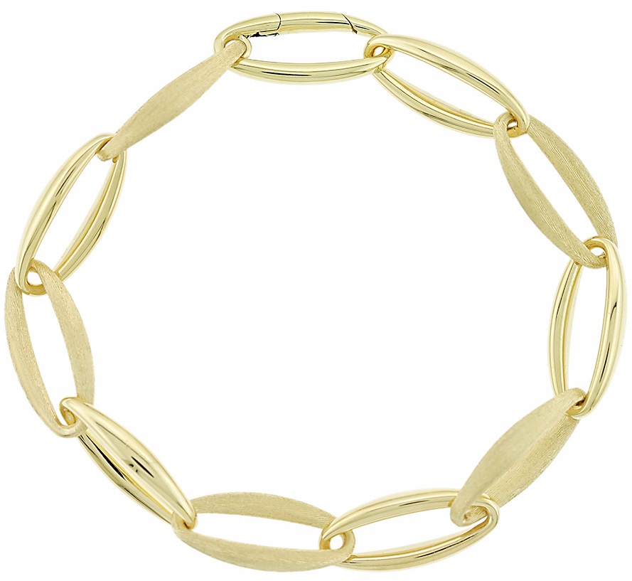 ΒΡΑΧΙΟΛΙ Γυναικείο Αλυσίδα SENZIO Collection K14 Κίτρινο Χρυσό 5DAN.879B - 