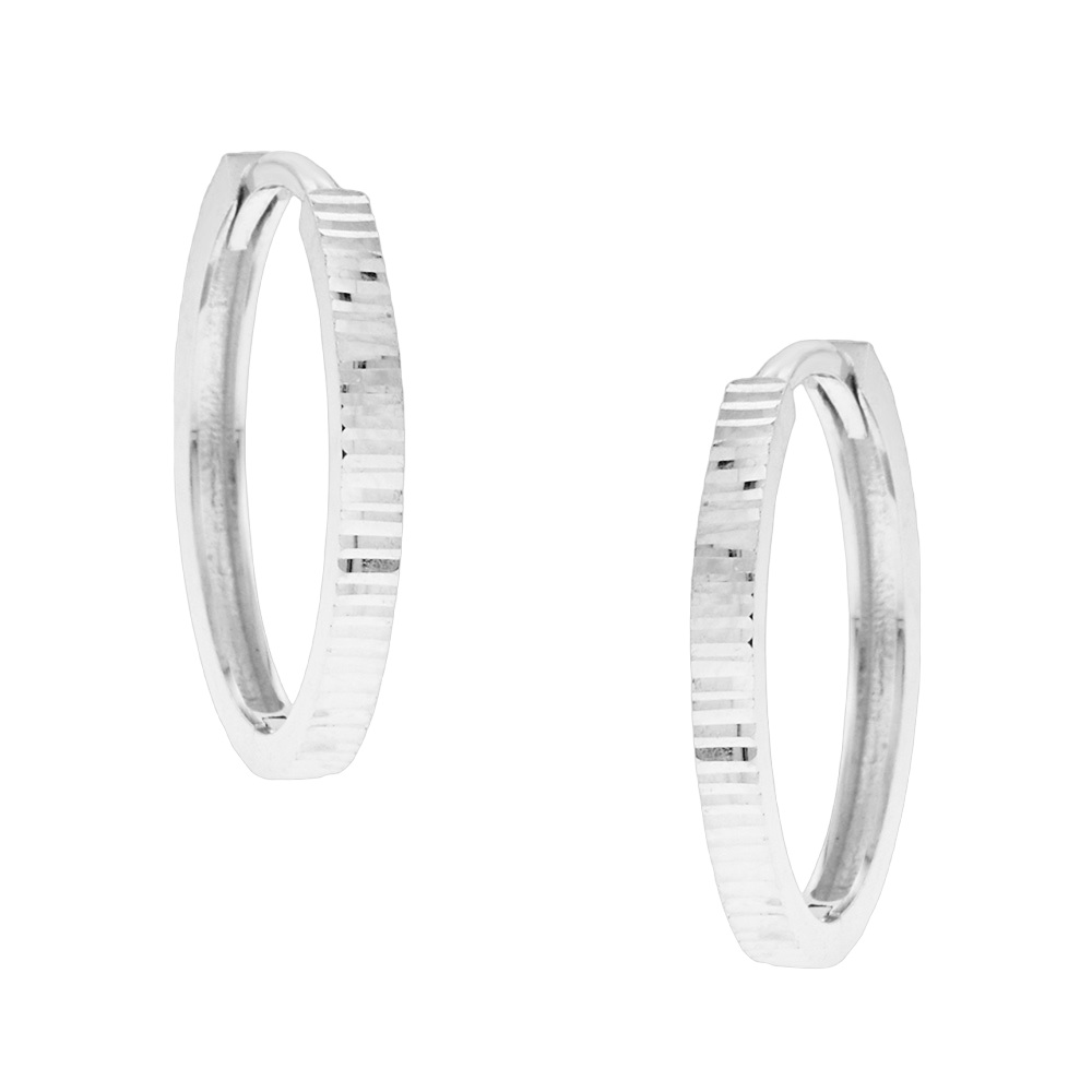 ΣΚΟΥΛΑΡΙΚΙΑ Κρίκοι Κ14 Λευκό Χρυσό 5DIV.70594BOR - 