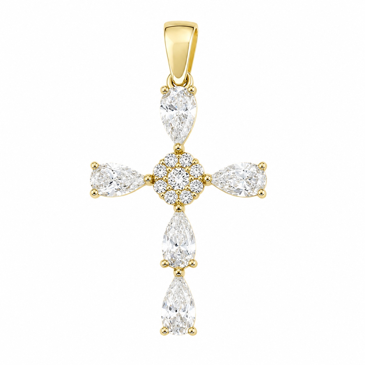 CROSS Women's SENZIO Collection K14 Yellow Gold with Zircon Stones 5DO.759CR - 