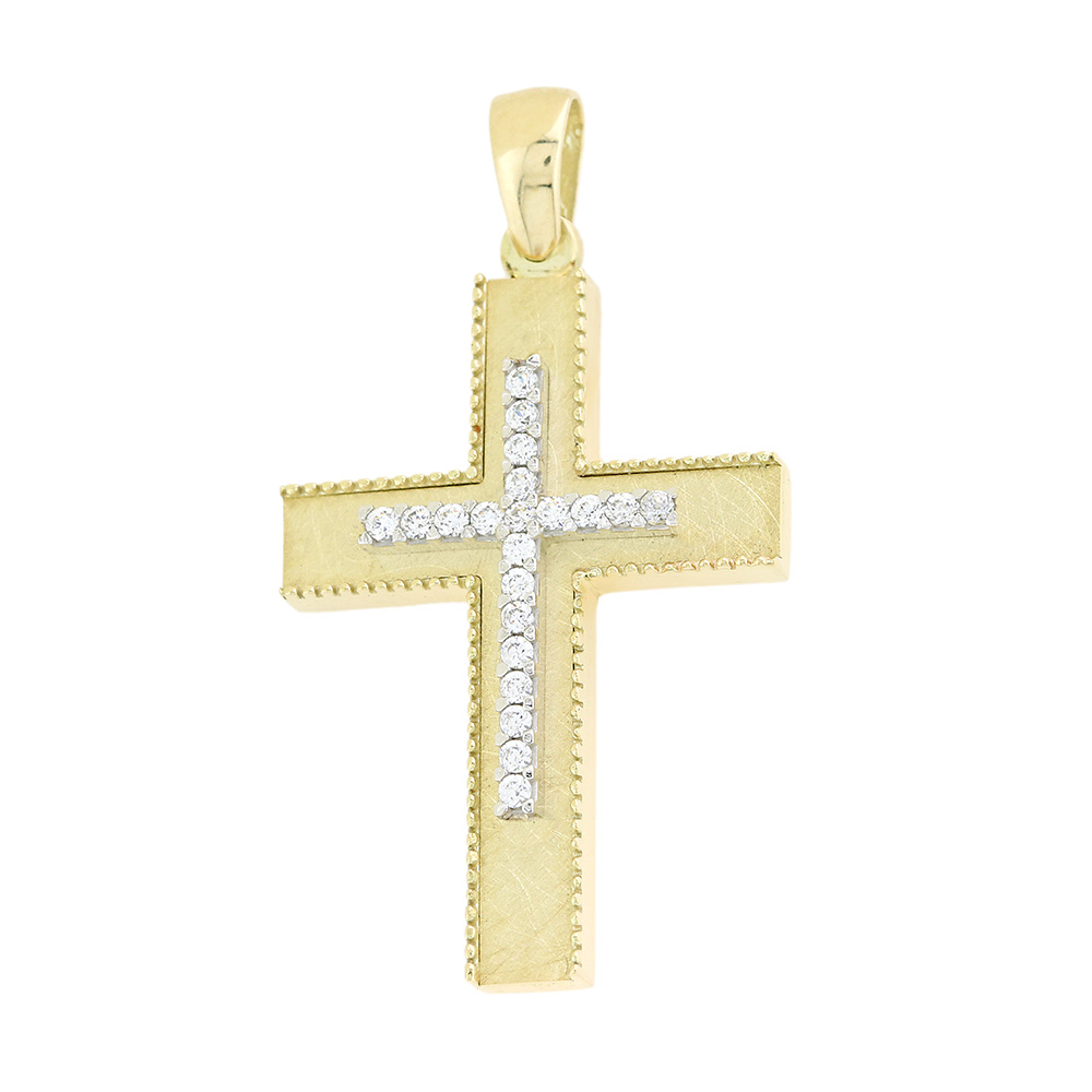 CROSS Women's SENZIO Collection K14 Yellow Gold with Zircon Stones 5DO.742CR - 