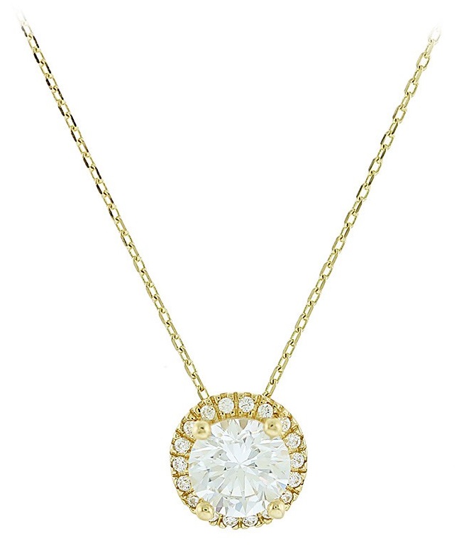 ΚΟΛΙΕ Ροζέτα με Ζιργκόν K14 Κίτρινο Χρυσό 5FAV.88133C