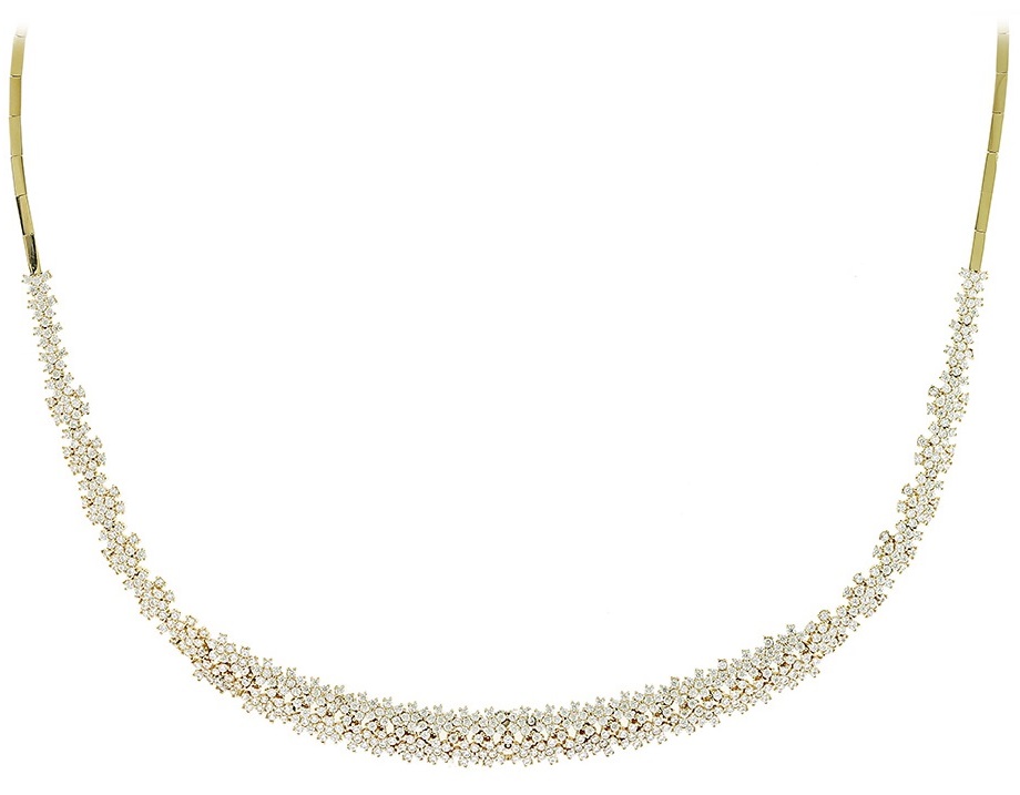 NECKLACE SENZIO Yellow Gold 14K with Zircon Stones 5FAV.88100C - 