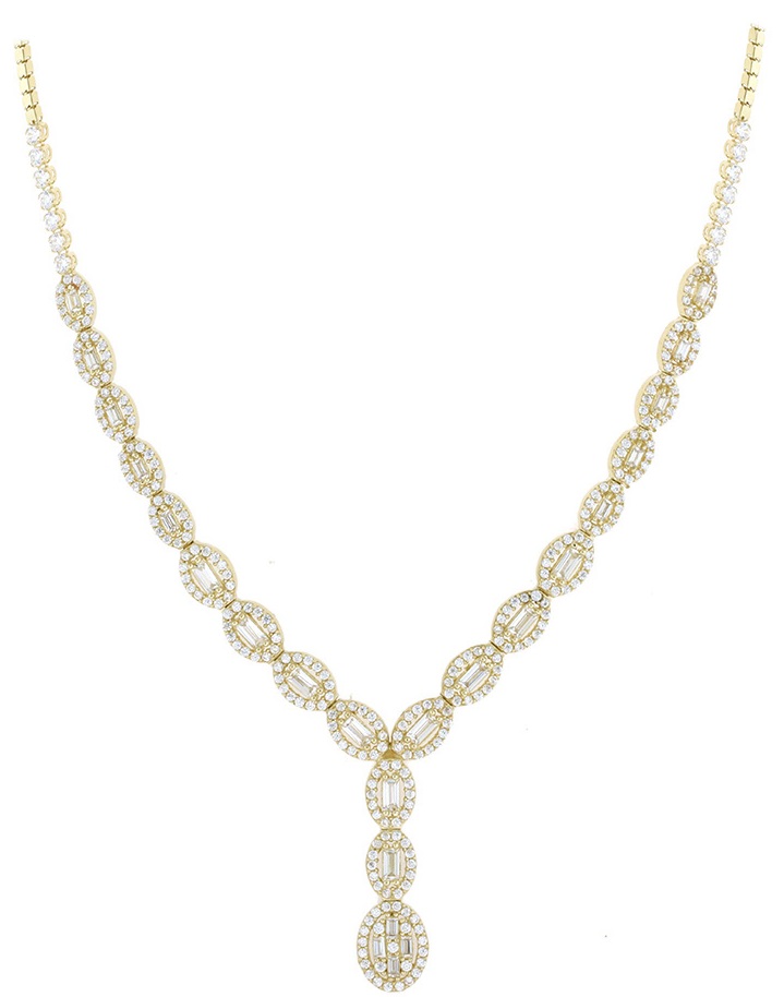 ΚΟΛΙΕ SENZIO Collection Κίτρινο Χρυσό Κ14 με Πέτρες Ζιργκόν 5FAV.01.88152C - 