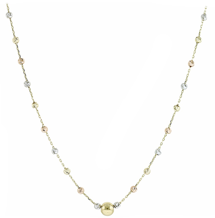 ΚΟΛΙΕ SENZIO Collection Κ14 Κίτρινο, Λευκό & Ροζ Χρυσό 5FM.06.50065C - 