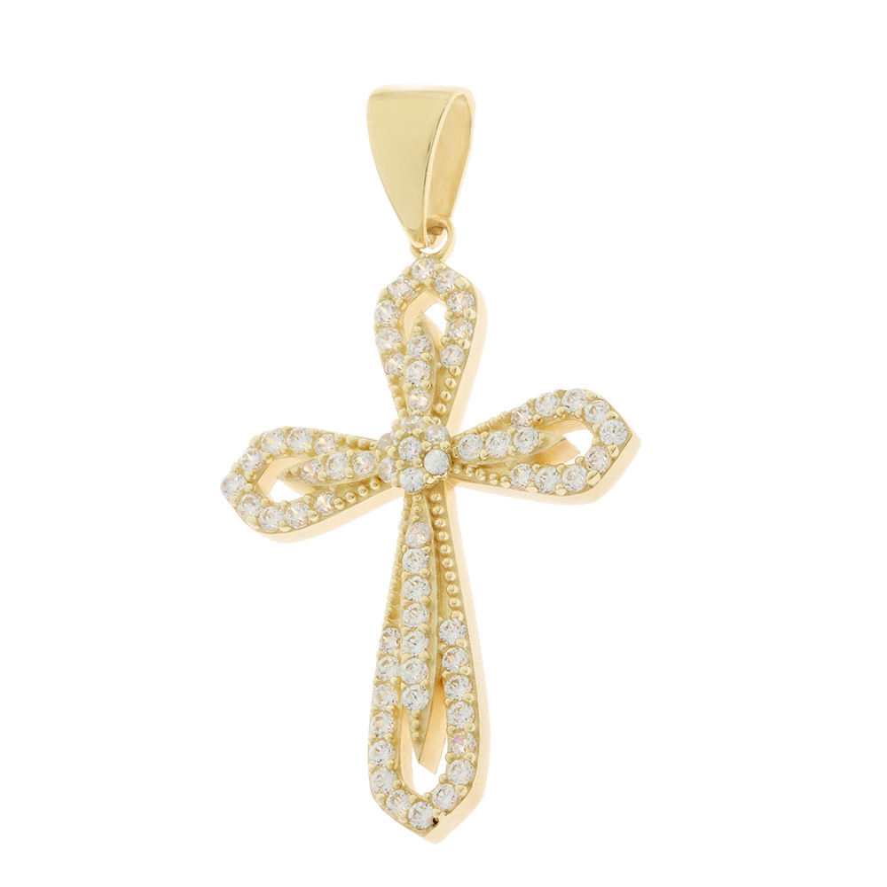 CROSS Women's SENZIO Collection K14 Yellow Gold with Zircon Stones 5FM.196CR - 