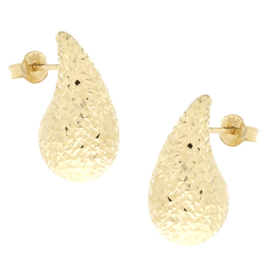 EARRINGS Hanging SENZIO Collection K14 Yellow Gold 5FM.24342OR