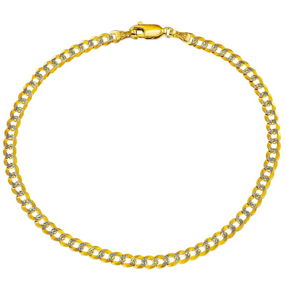 CHAIN for the Hand Gourmet SENZIO Collection K14 Yellolw and White Gold 5GK-100DIX.BR - 