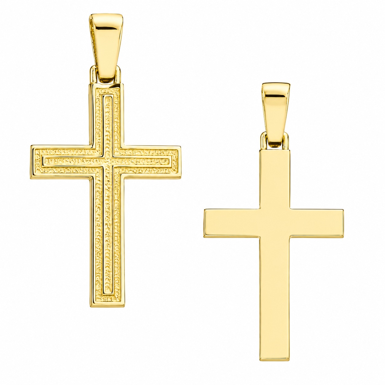 CROSS for Men Double-Faced SENZIO Collection K14 Yellow Gold 5KR.D2CR - 