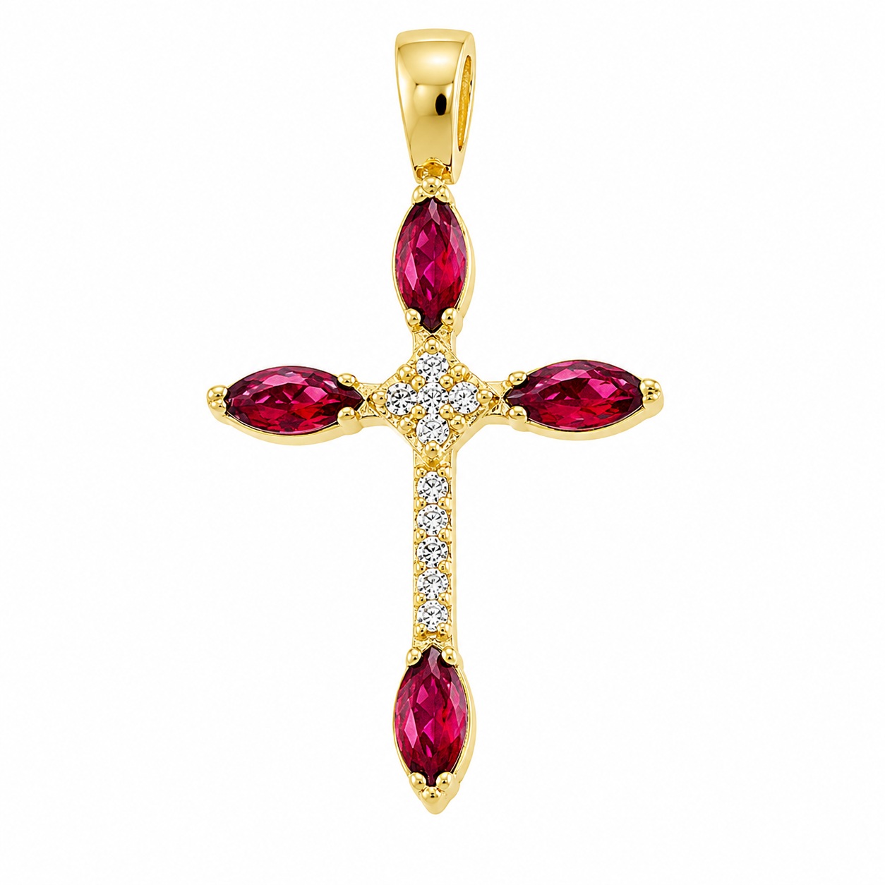 CROSS Women's SENZIO Collection K14 Yellow Gold with Zircon Stones 5KR.10580CR - 