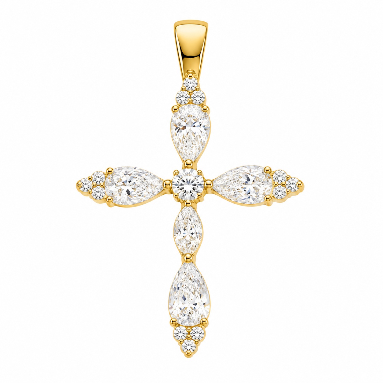 CROSS Women's SENZIO Collection K14 Yellow Gold with Zircon Stones 5KR.987CR - 
