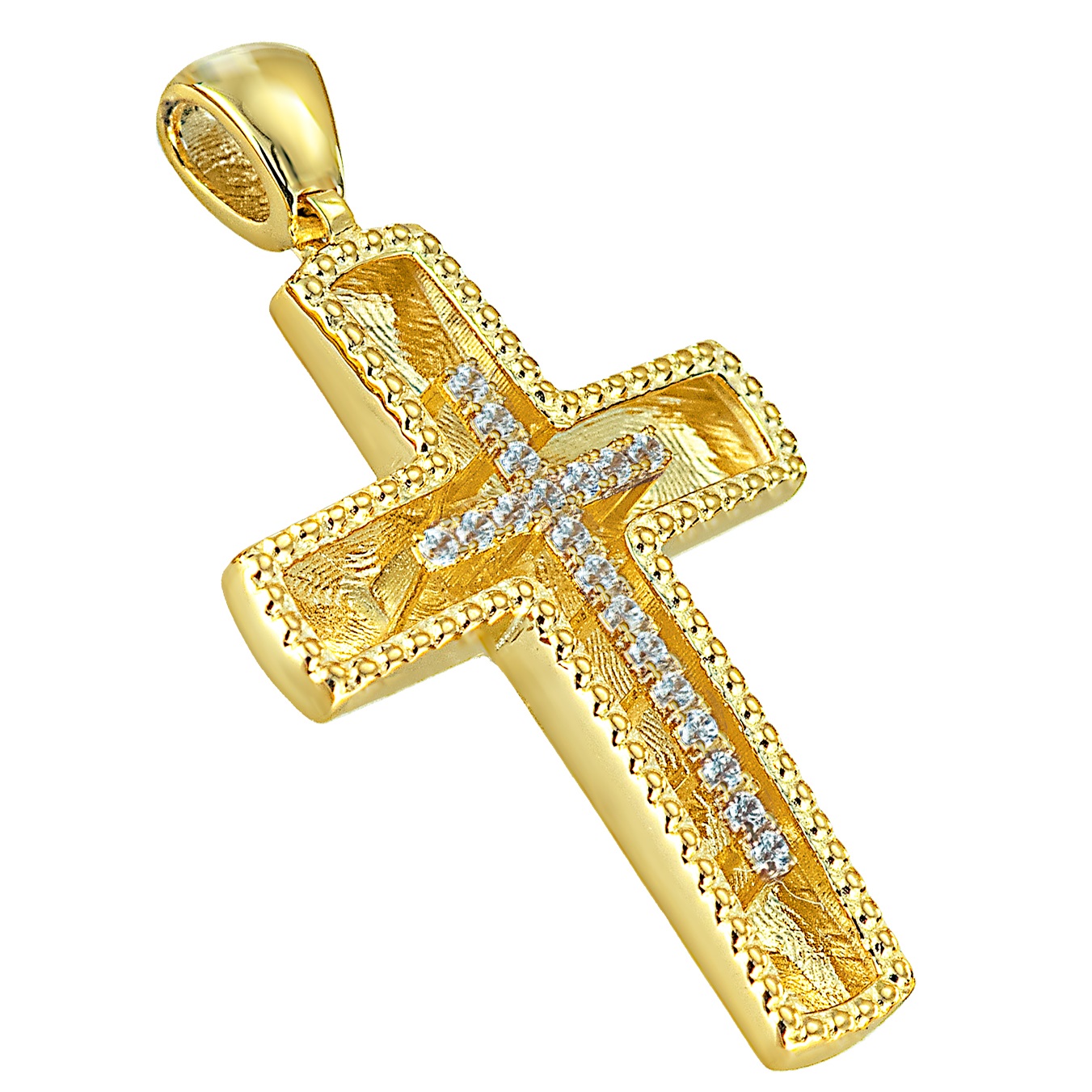 CROSS Women's SENZIO Collection K14 Yellow Gold with Zircon Stones 5LAV.CR901 - 