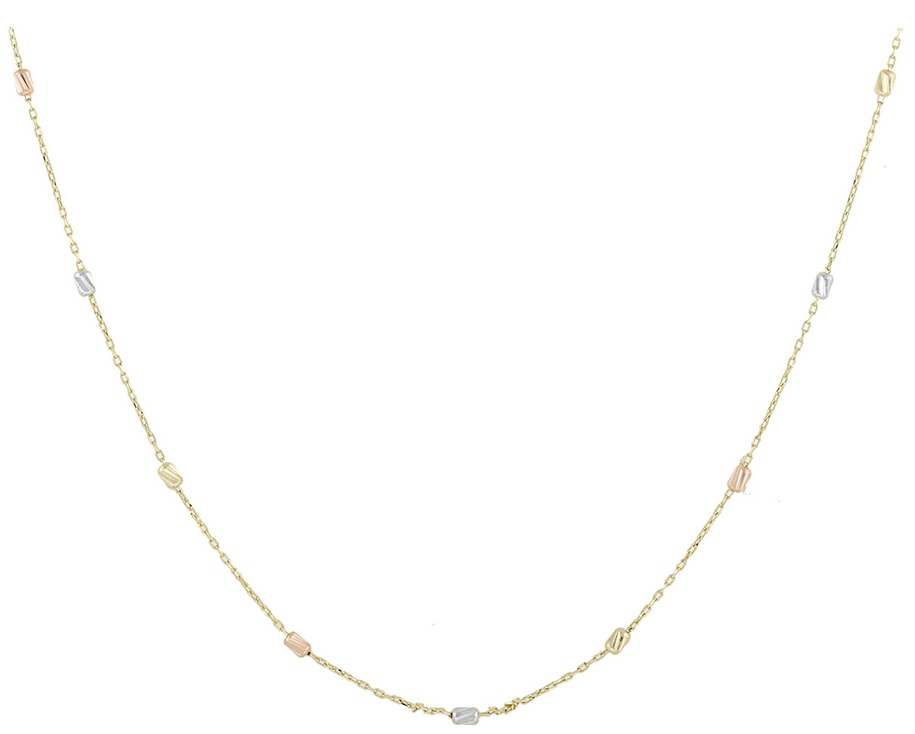 ΚΟΛΙΕ SENZIO Collection Κ14 Κίτρινο, Λευκό και Ροζ Χρυσό 5NI.01.58C - 