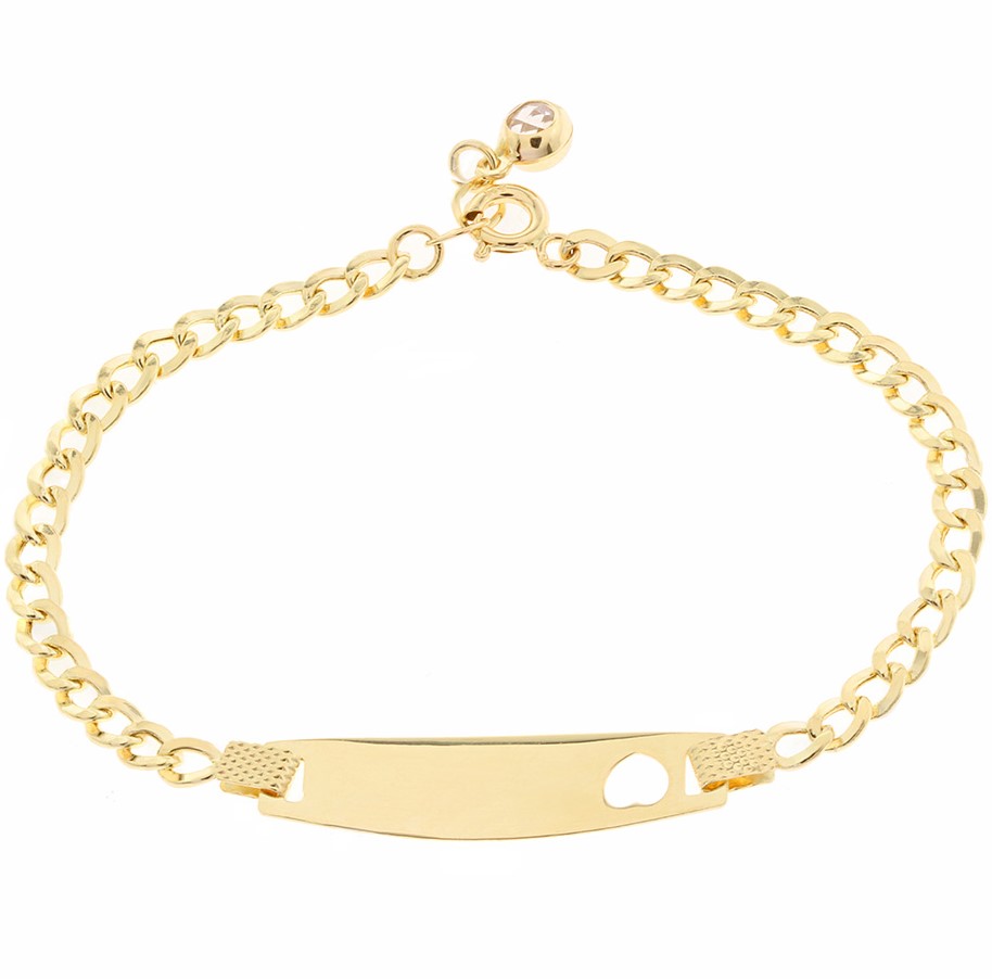  ΤΑΥΤΟΤΗΤΑ Βραχιόλι K14 σε Κίτρινο Χρυσό 5NI.40B - 