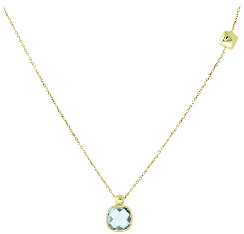 ΚΟΛΙΕ SENZIO Collection σε Κίτρινο Χρυσό Κ14 με Ζιργκόν 5PAR.01.257C - 