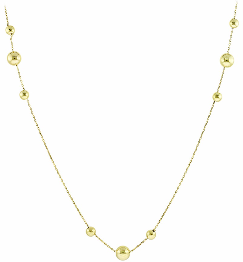 NECKLACE SENZIO Collection 14K Yellow Gold 5QU.01.4602C - 