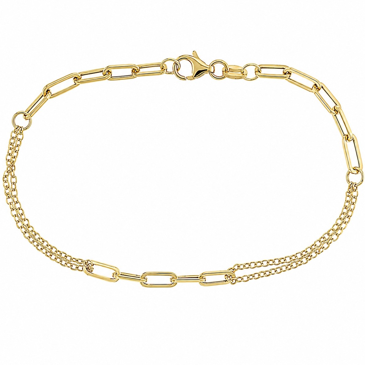 Bracelet SENZIO Collection in Κ14 Yellow Gold 5RES.527336B - 