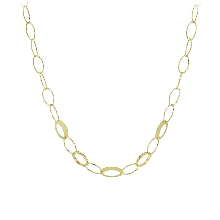 NECKLACE SENZIO Collection Yellow Gold K14 5RES.560397C - 