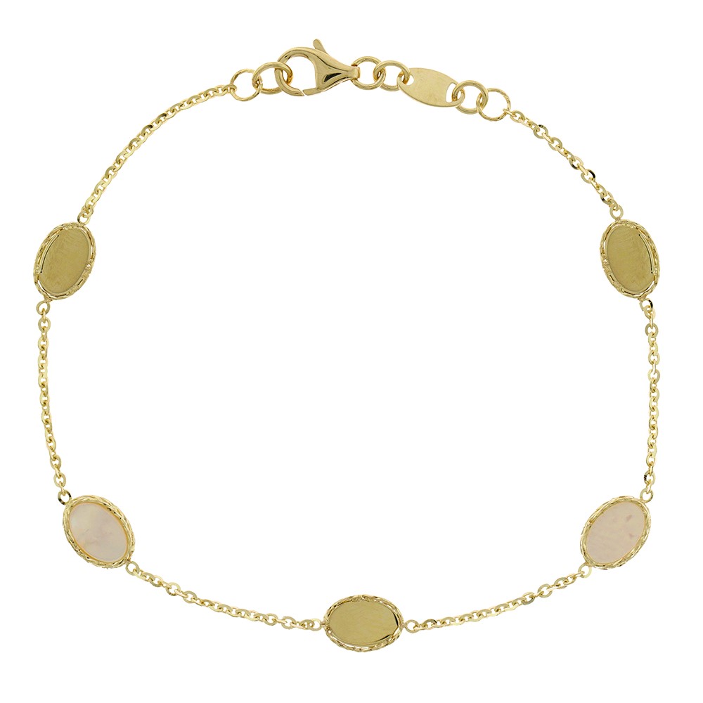 ΒΡΑΧΙΟΛΙ SENZIO Collection Κ14 Κίτρινο Χρυσό με Φίλντισι 5RG.7975B - 