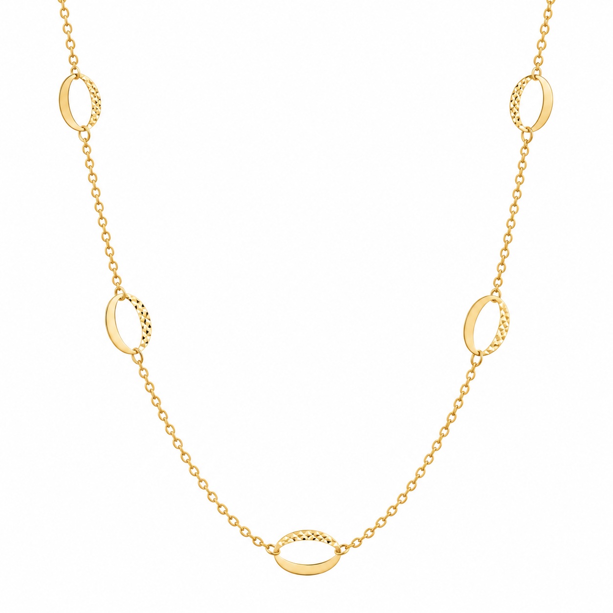 NECKLACE SENZIO Collection K14 Yellow Gold 5TRA.3058C - 