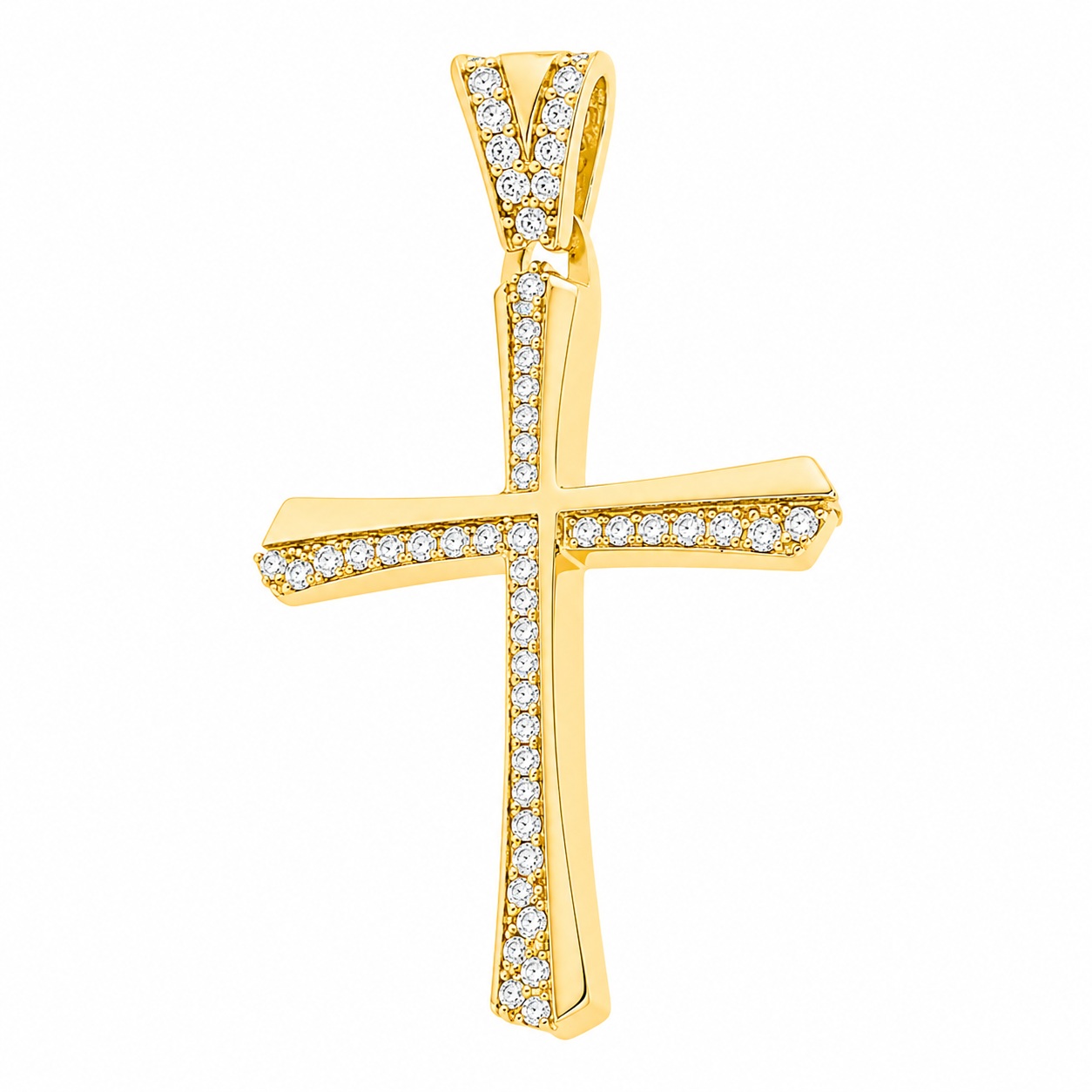 CROSS Women's SENZIO Collection K14 Yellow Gold with Zircon Stones 5XA.288CR