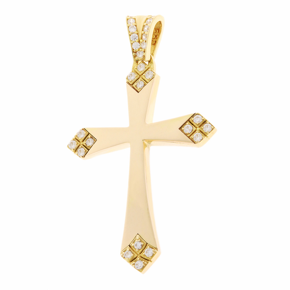 CROSS Women's SENZIO Collection K14 Yellow Gold with Zircon Stones 5XA.284CR - 