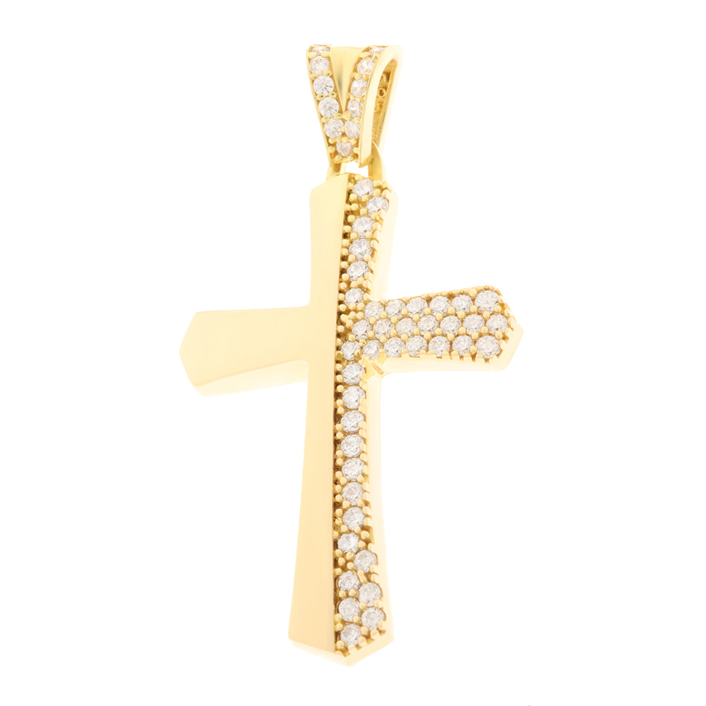 CROSS Women's SENZIO Collection K14 Yellow Gold with Zircon Stones 5XA.289CR - 