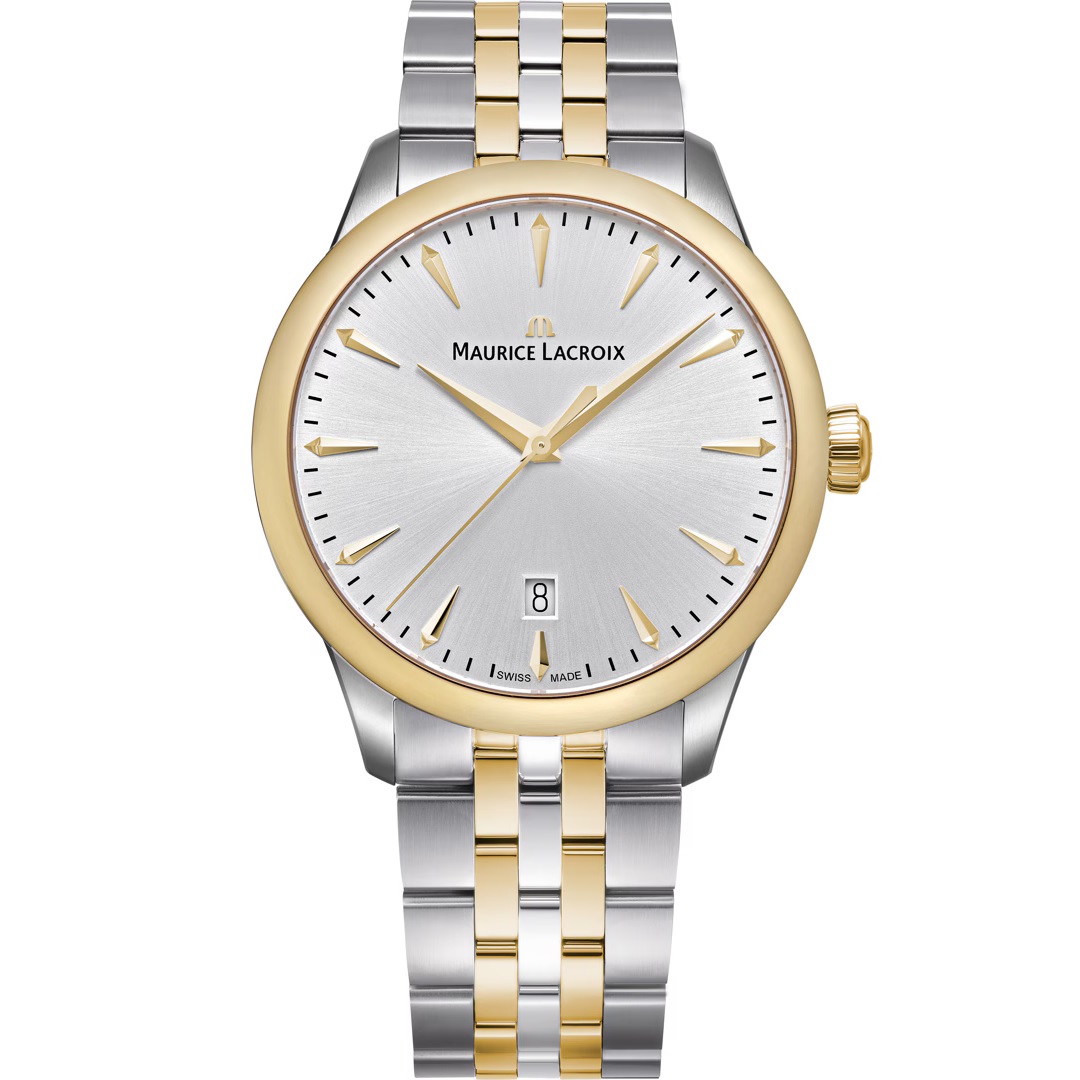 MAURICE LACROIX 1975 Quartz Silver Dial 39mm Two Tone Gold Stainless Steel Bracelet 751007-PVY12-130-1 - 