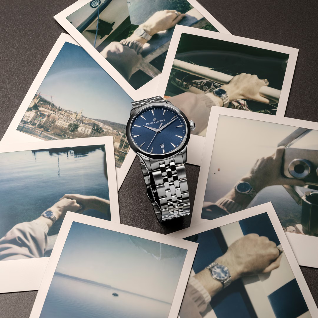 MAURICE LACROIX 1975 Quartz Blue Dial 39mm Silver Stainless Steel Bracelet 751007-SS002-430-1 - 3